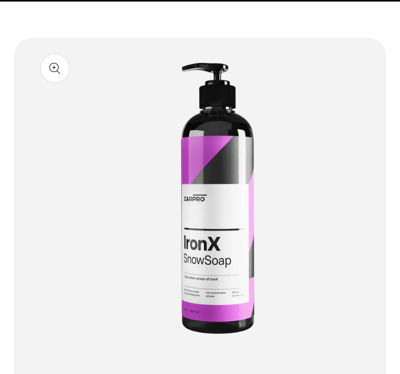 CarPro Ironx Snow Soap 16oz