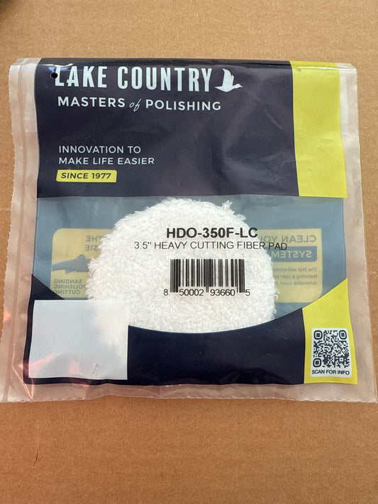 Lake country Heavy cutting fiber pad 3.5” 3”plate